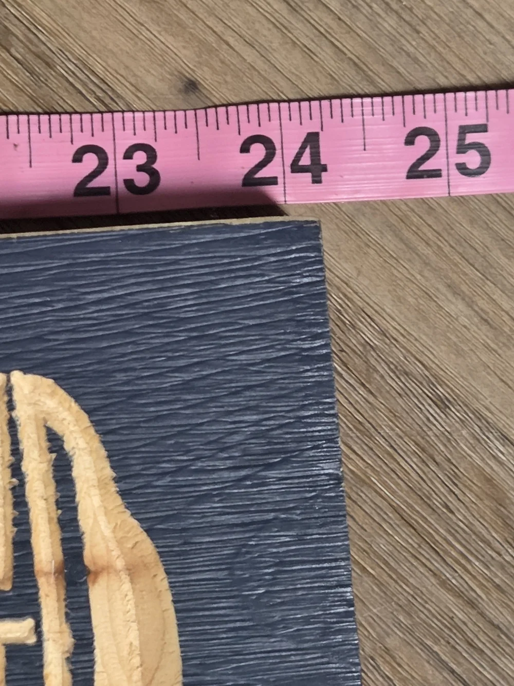 Navy and Cream 'Sail' Carved Wall Sign - Coastal Home Decor ~ Bin RR